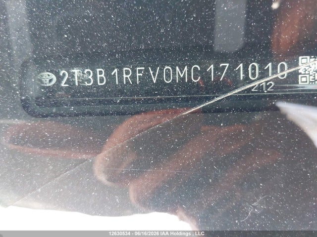 2021 Toyota Rav4 მანქანა იყიდება აუქციონზე, vin: 2T3B1RFV0MC171010, აუქციონის ნომერი: 12630534