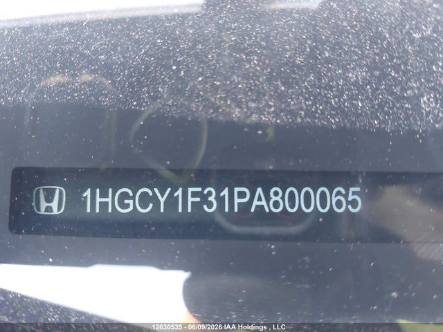 Aukcja sprzedaży 2023 Honda Accord Ex, vin: 1HGCY1F31PA800065, numer aukcji: 12630535