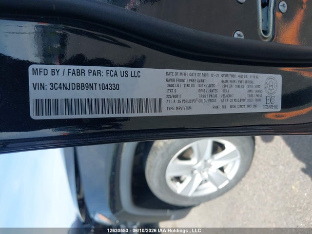 Jeep Compass North 2022 3C4NJDBB9NT104330 Image 9