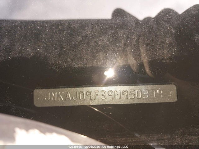 Продажа на аукционе авто 2009 Infiniti Ex35 Journey, vin: JNKAJ09F39M950379, номер лота: 12630565