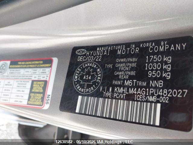 Hyundai ELANTRA SEL 2023 KMHLM4AG1PU482027 Image 10