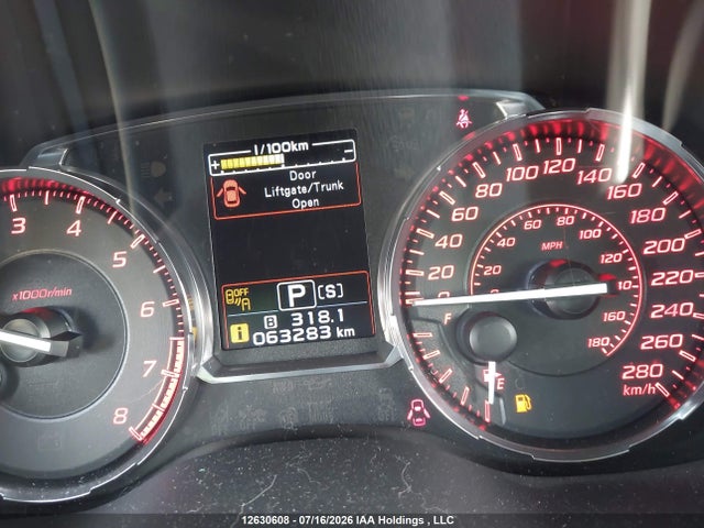 Продаж на аукціоні авто 2017 Subaru Wrx Limited, vin: JF1VA1G64H8838828, номер лоту: 12630608