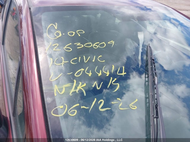 Honda Civic Lx 2014 2HGFB2F45EH044414 Image 11