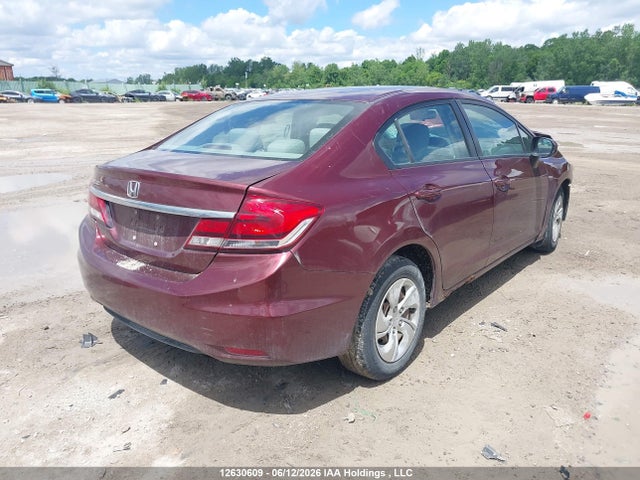 Honda Civic Lx 2014 2HGFB2F45EH044414 Image 4