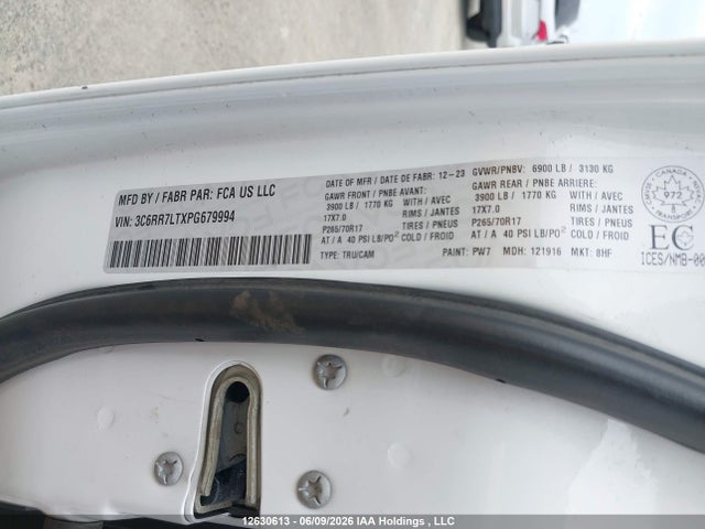 RAM 1500 Classic Slt 2023 3C6RR7LTXPG679994 Image 17