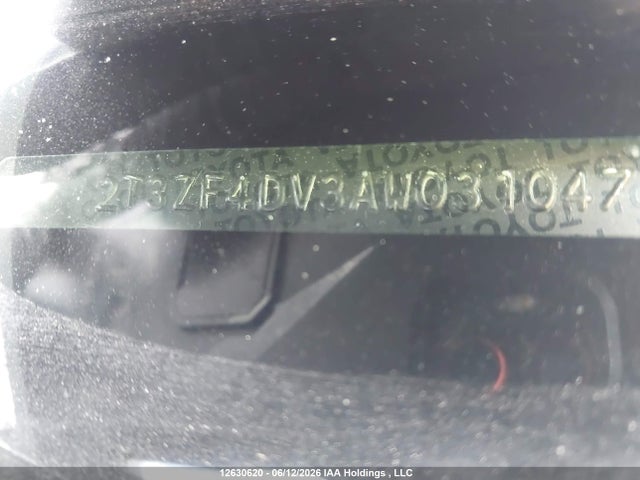 2010 Toyota Rav4 მანქანა იყიდება აუქციონზე, vin: 2T3ZF4DV3AW031047, აუქციონის ნომერი: 12630620