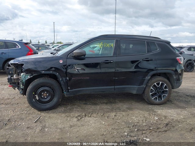 12630659 :رقم المزاد ، 3C4NJDDB3MT600350 vin ، 2021 Jeep Compass Trailhawk مزاد بيع