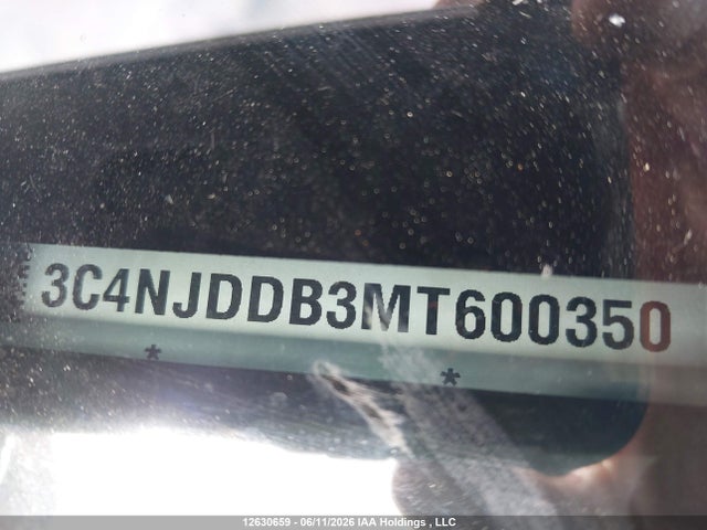 12630659 :رقم المزاد ، 3C4NJDDB3MT600350 vin ، 2021 Jeep Compass Trailhawk مزاد بيع