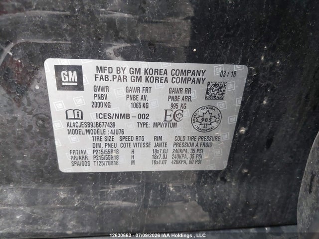 Buick Encore 2018 KL4CJESB9JB677439 Image 9