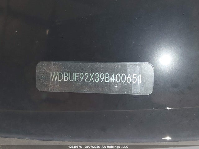 Aukcja sprzedaży 2009 Mercedes-benz E 300 4matic, vin: WDBUF92X39B400651, numer aukcji: 12630676