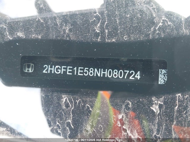Продаж на аукціоні авто 2022 Honda Civic Si Si, vin: 2HGFE1E58NH080724, номер лоту: 12630706