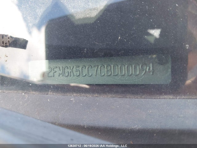 12630712 :رقم المزاد ، 2FMGK5CC7CBD00094 vin ، 2012 Ford Flex Sel مزاد بيع