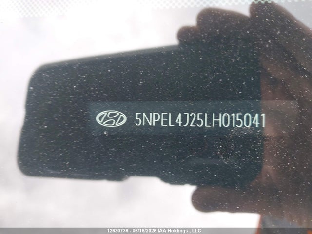 Продаж на аукціоні авто 2020 Hyundai Sonata Sel, vin: 5NPEL4J25LH015041, номер лоту: 12630736