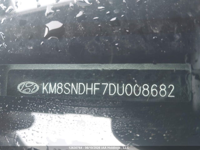 12630764 :رقم المزاد ، KM8SNDHF7DU008682 vin ، 2013 Hyundai Santa Fe Xl Limited مزاد بيع
