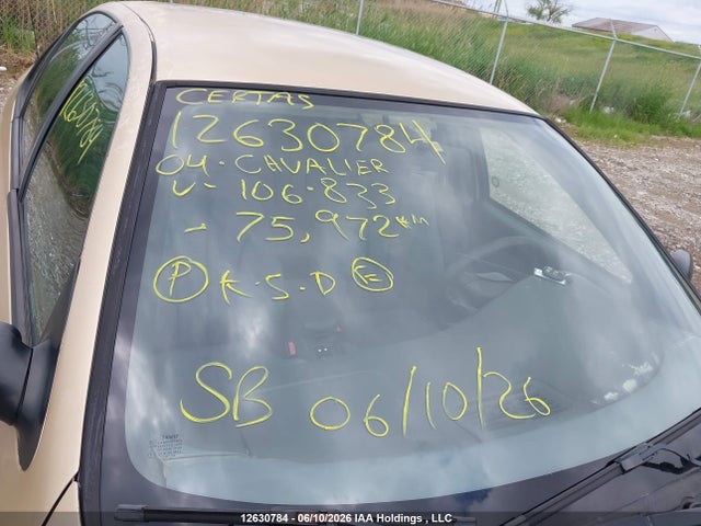 Aukcja sprzedaży 2004 Chevrolet Cavalier, vin: 3G1JC52F34S106833, numer aukcji: 12630784