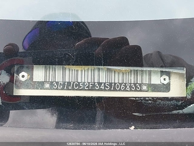 Aukcja sprzedaży 2004 Chevrolet Cavalier, vin: 3G1JC52F34S106833, numer aukcji: 12630784