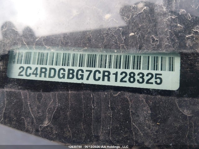 2012 Dodge Grand Caravan Se მანქანა იყიდება აუქციონზე, vin: 2C4RDGBG7CR128325, აუქციონის ნომერი: 12630788