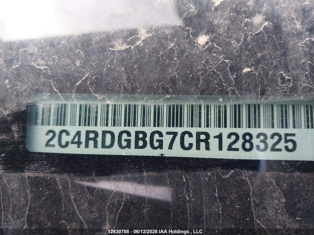2012 Dodge Grand Caravan Se მანქანა იყიდება აუქციონზე, vin: 2C4RDGBG7CR128325, აუქციონის ნომერი: 12630788