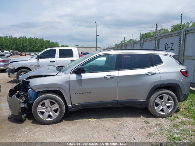 2022 Jeep Compass North მანქანა იყიდება აუქციონზე, vin: 3C4NJDBB4NT238744, აუქციონის ნომერი: 12630791