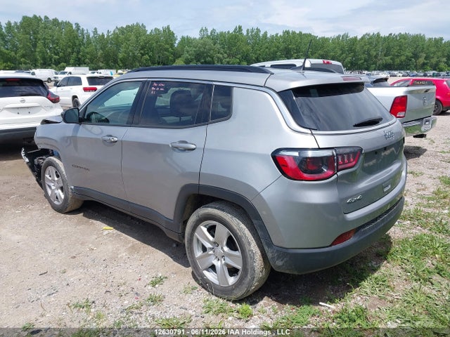 2022 Jeep Compass North მანქანა იყიდება აუქციონზე, vin: 3C4NJDBB4NT238744, აუქციონის ნომერი: 12630791