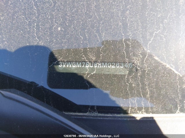 12630795 :رقم المزاد ، 3VWGM7BU6RM026346 vin ، 2024 Volkswagen Jetta Highline مزاد بيع