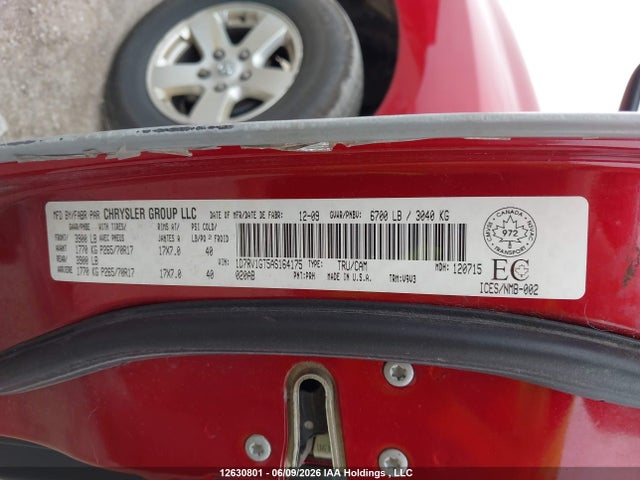 2010 Ram 1500 მანქანა იყიდება აუქციონზე, vin: 1D7RV1GT5AS164175, აუქციონის ნომერი: 12630801