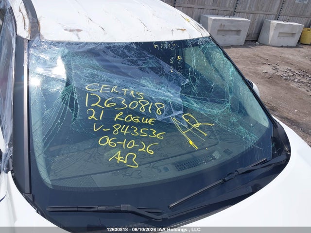 Продажа на аукционе авто 2021 Nissan Rogue S, vin: 5N1AT3AA7MC843536, номер лота: 12630818