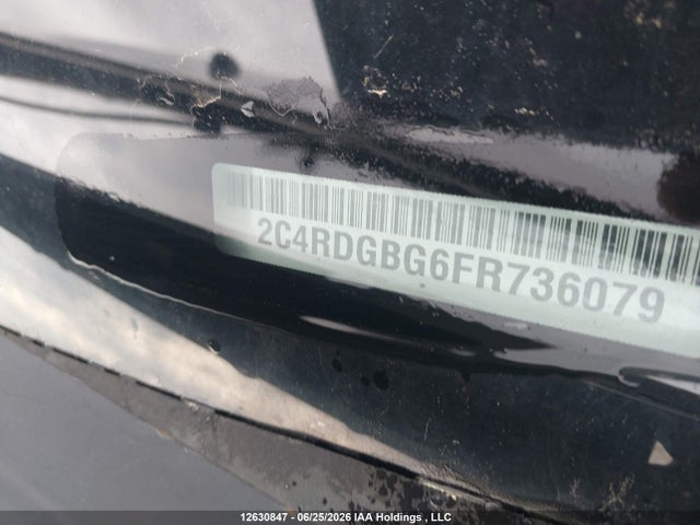Dodge Grand Caravan Se/sxt 2015 2C4RDGBG6FR736079 Image 9