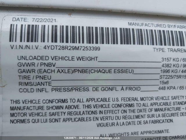 4YDT28R29M7253399 Keystone Other