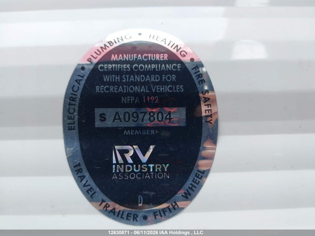 Продаж на аукціоні авто 2021 Keystone Other, vin: 4YDT28R29M7253399, номер лоту: 12630871