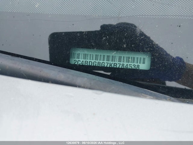 Aukcja sprzedaży 2019 Dodge Grand Caravan Se, vin: 2C4RDGBG7KR784538, numer aukcji: 12630879