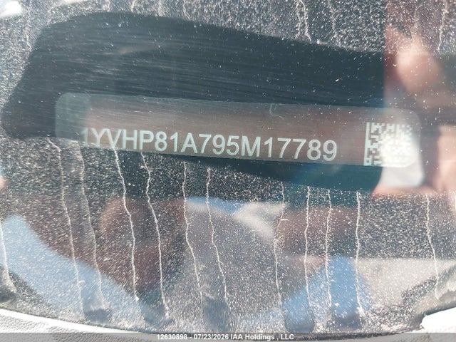 12630898 :رقم المزاد ، 1YVHP81A795M17789 vin ، 2009 Mazda Mazda6 Gs-i4 مزاد بيع