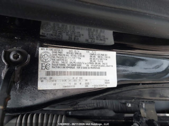 Ford FOCUS SE 2014 1FADP3K26EL384116 Image 9