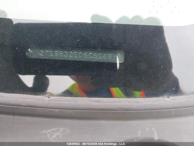 12630923 :رقم المزاد ، 2T1BR32E06C614893 vin ، 2006 Toyota Corolla Ce/le/s مزاد بيع
