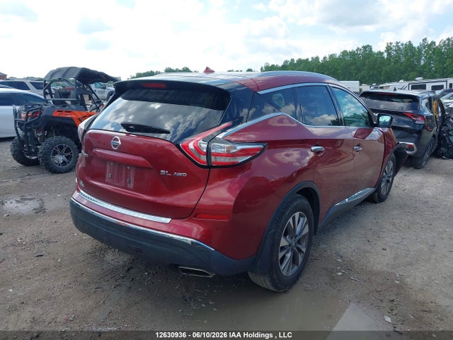 Продаж на аукціоні авто 2015 Nissan Murano Platinum/sl/sv, vin: 5N1AZ2MH7FN233905, номер лоту: 12630936