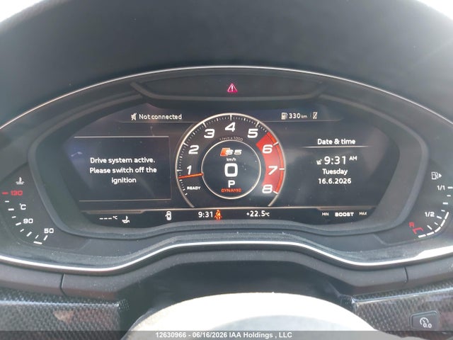 WAUR4AF54KA045912 Audi S5 Prestige