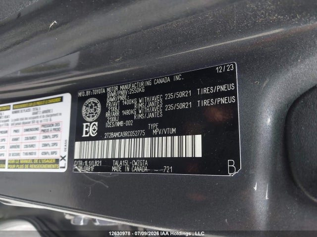 Lexus RX 350 2024 2T2BAMCA9RC052775 Image 9