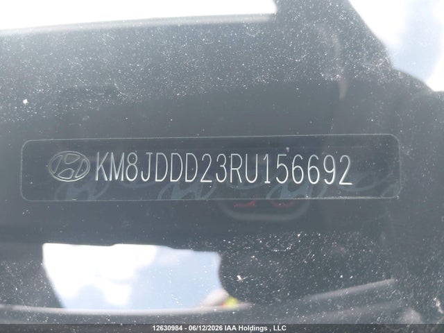 2024 Hyundai Tucson Ultimate Plug-in Hybrid Awd მანქანა იყიდება აუქციონზე, vin: KM8JDDD23RU156692, აუქციონის ნომერი: 12630984