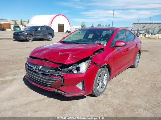 2019 Hyundai Elantra Preferred მანქანა იყიდება აუქციონზე, vin: KMHD84LF9KU751686, აუქციონის ნომერი: 12625857