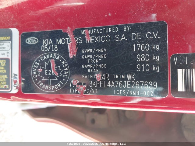 KIA Forte Lx/lx+ 2018 3KPFL4A76JE267639 Image 19