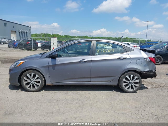 12631019 :رقم المزاد ، KMHCT4AE9HU182819 vin ، 2017 Hyundai Accent Se مزاد بيع