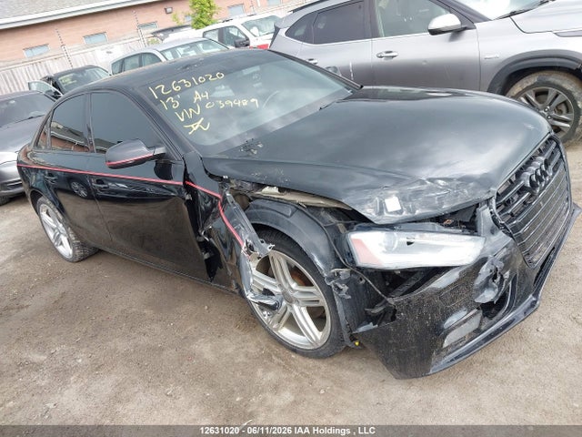 2013 Audi A4 Premium Plus მანქანა იყიდება აუქციონზე, vin: WAUFFCFL7DN039489, აუქციონის ნომერი: 12631020