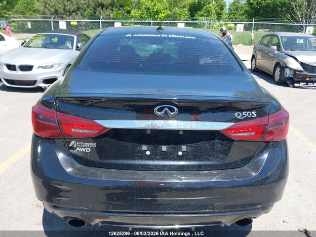 2018 Infiniti Q50 3.0t Luxe/3.0t Signature Edition/3.0t Sport მანქანა იყიდება აუქციონზე, vin: JN1EV7ARXJM611907, აუქციონის ნომერი: 12625296