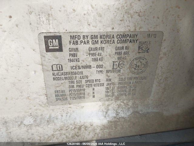 Buick Encore Convenience 2014 KL4CJASB5EB584318 Image 9
