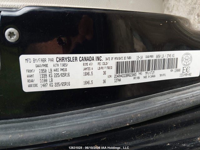 12631028 :رقم المزاد ، 2C4RDGBG6DR789118 vin ، 2013 Dodge Grand Caravan Se/sxt مزاد بيع