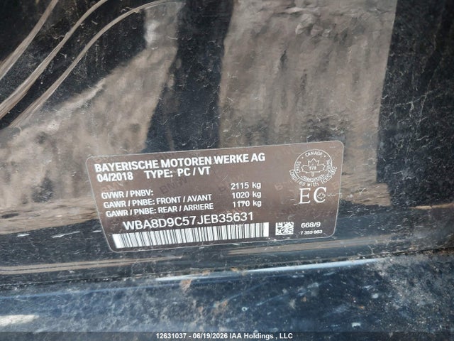 BMW 330i Xdrive 2018 WBA8D9C57JEB35631 Image 9