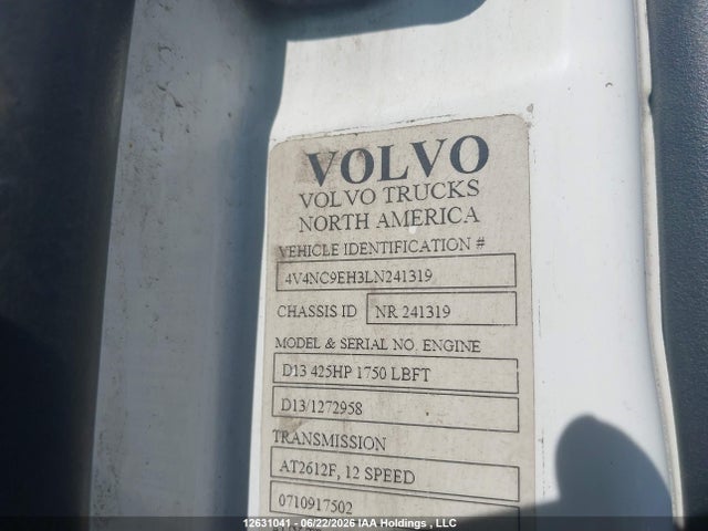 Volvo Vn L 2020 4V4NC9EH3LN241319 Image 9