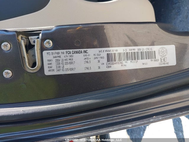 Dodge Grand Caravan Se 2019 2C4RDGBG4KR767065 Image 9
