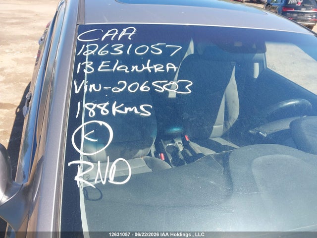 Aukcja sprzedaży 2013 Hyundai Elantra Gls/limited, vin: 5NPDH4AE7DH206503, numer aukcji: 12631057