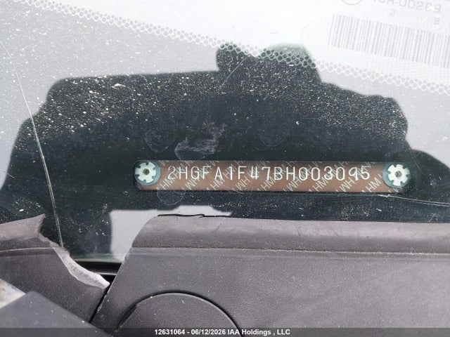 2011 Honda Civic Dx-g მანქანა იყიდება აუქციონზე, vin: 2HGFA1F47BH003095, აუქციონის ნომერი: 12631064